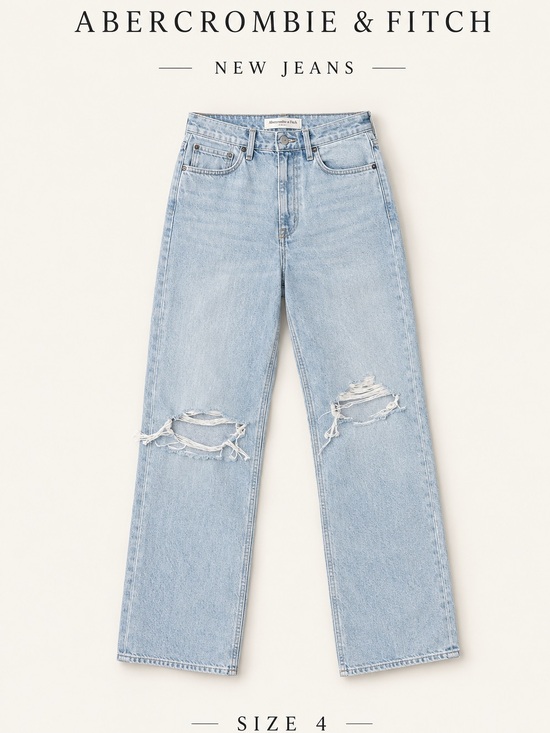 Abercrombie & Fitch Denim - NEW ABERCROMBIE AND FITCH jeans size 4